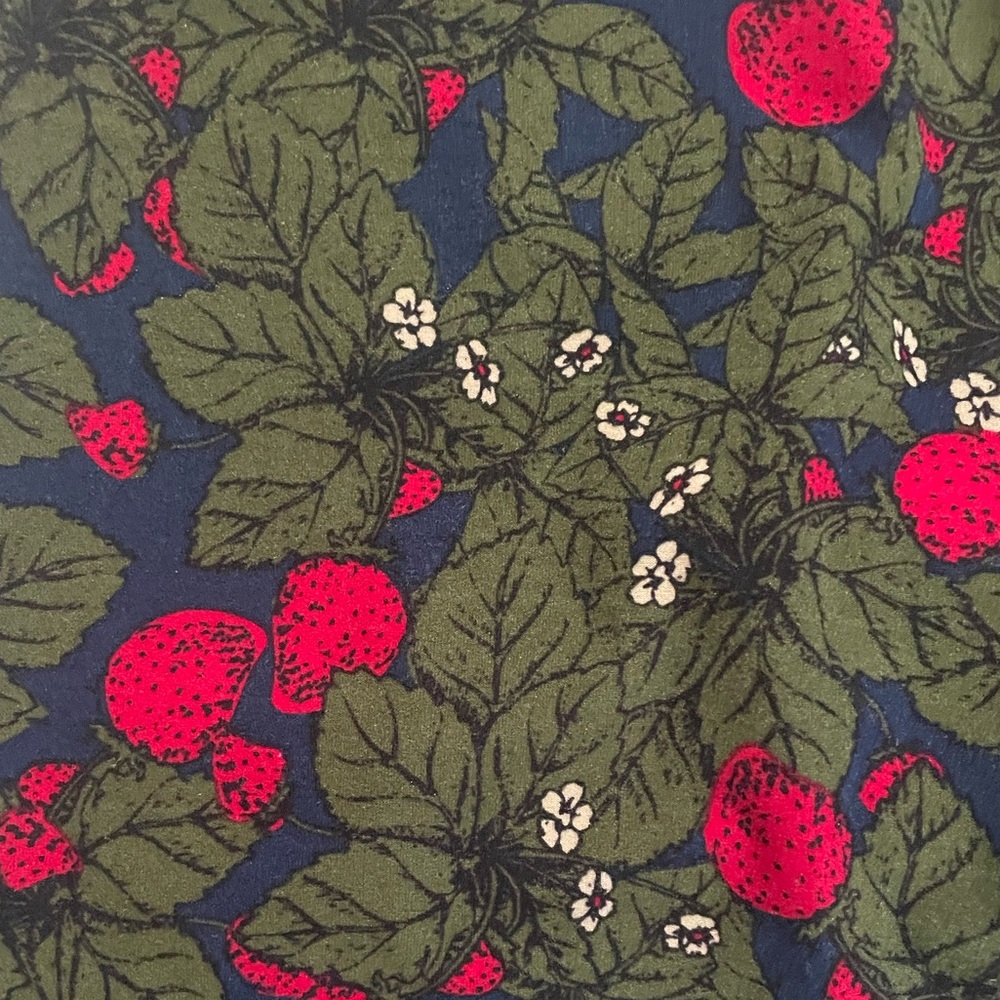 Lularoe Strawberry leggings; one size